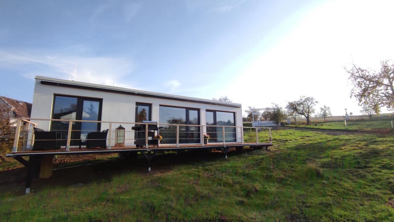 Ranch 66 - Moderni Tiny House Black Swallow Ve Stylu Route 66 Se Saunou A Bazenem Tršice Zewnętrze zdjęcie